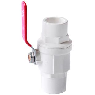 pvc钢柄球阀开关阀门水管闸阀配件32弯头20愉成管道2540内径外径