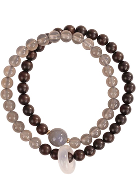 【已过香香】小叶紫檀玛瑙手串