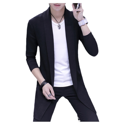 韩版修身中长款针织衫