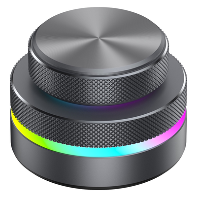 双旋钮多媒体控制器RGB氛围桌搭