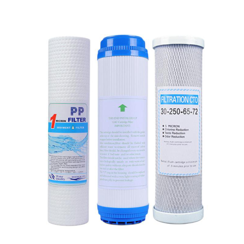 净水器三级滤芯10寸通用套装家用PP棉活性炭制冰机前置过滤器配件