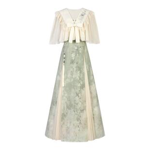 原创设计【青提诗】改良汉服国风新中式日常薄款连衣裙汉元素