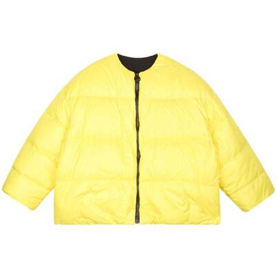 宽松柔软羽绒服pomme蓬马