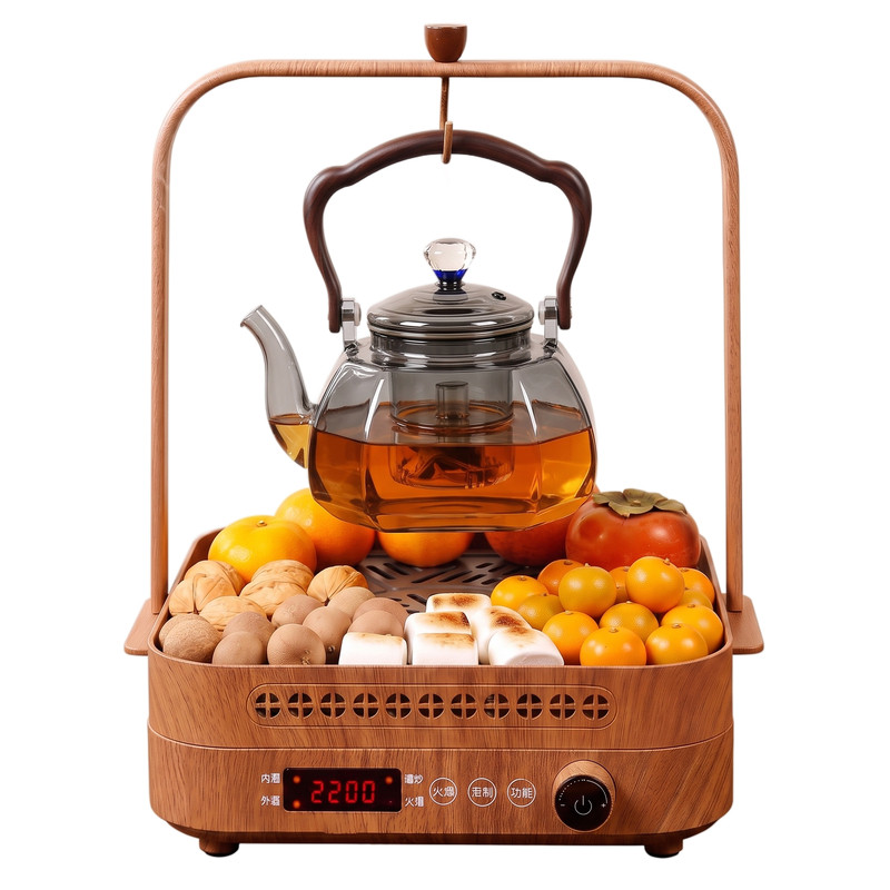 围炉煮茶电炉烤火炉套装器具全套