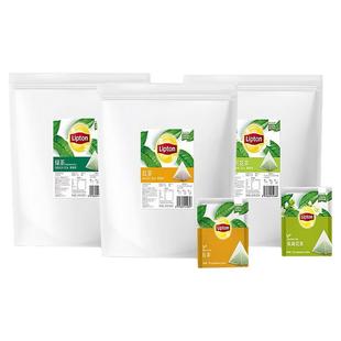 立顿红茶绿茶茉莉花茶独立装三角茶包袋装袋泡茶高端酒店商用茶叶