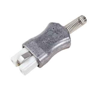 T727铝合金高温插头 35A加热圈陶瓷电炉插头 工业耐高温插头插座