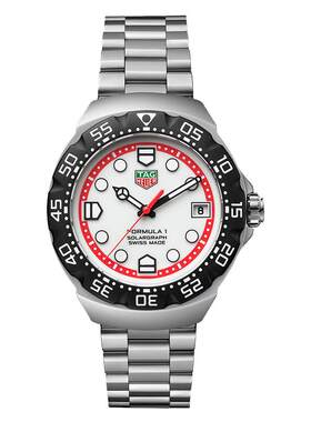 【自营】TAG Heuer泰格豪雅 F1太阳能中性钢带男表WBY1111.BA0042