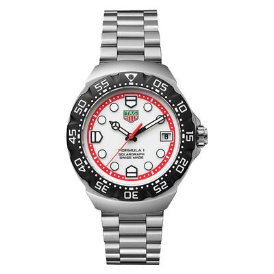 【自营】TAG Heuer泰格豪雅 F1太阳能中性钢带男表WBY1111.BA0042