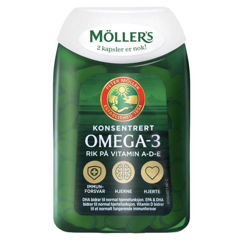 挪威Mollers沐乐思深海鱼油软胶囊成人dha鱼肝油omega3epa高纯度