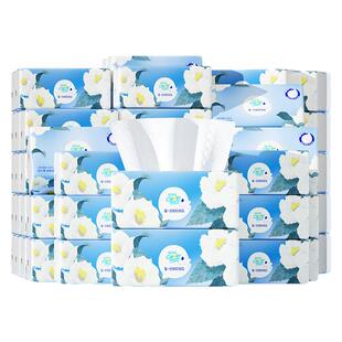 聪妈抽纸超大包纸巾高品质山茶花系列家用餐巾纸卫生纸柔韧480张