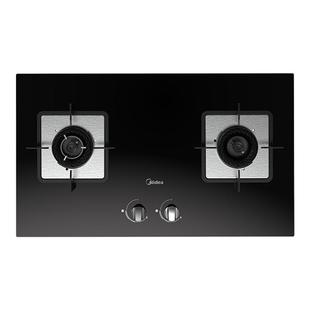 美的燃气灶家用天然气液化气双灶台式嵌入式煤气炉猛火灶Q217B