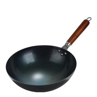 章丘苏美冠不粘锅老式铁锅官方旗舰炒菜锅炒锅家用无烟无涂层圆底