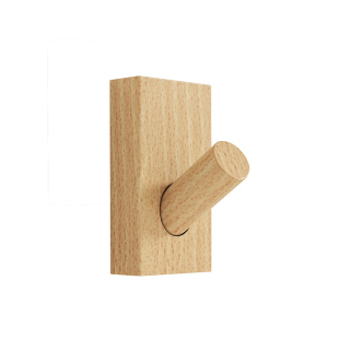 黑桃木挂钩门后衣帽钩客厅玄关墙壁上简约木质免打孔北欧高档实木