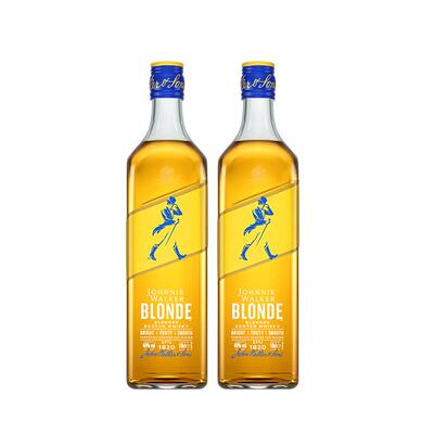 【百亿补贴】尊尼获加耀澄Blonde柠檬嗨棒调酒威士忌500ml*2正品