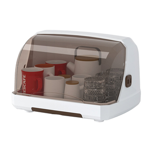 水杯收纳置物架杯架子防尘茶杯架收纳架沥水托盘放咖啡杯子收纳盒