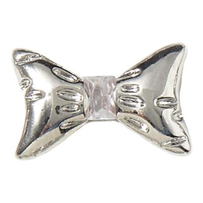 美甲蝴蝶结锆石金属钻戒指戒指扣