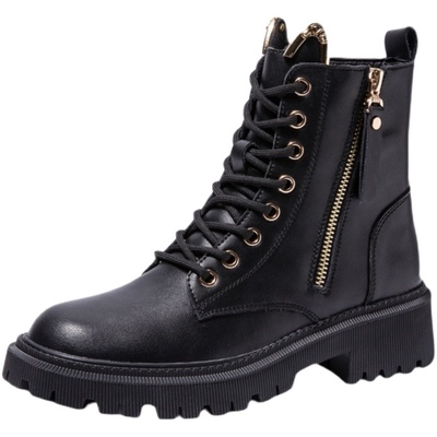 真皮~马丁靴女短靴2024新款正品