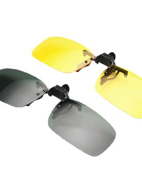 近视眼镜防紫外线夹片可上翻男女