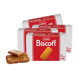 Lotus Biscoff比时咔和情比利时进口酥性焦糖饼干零食咖啡伴侣