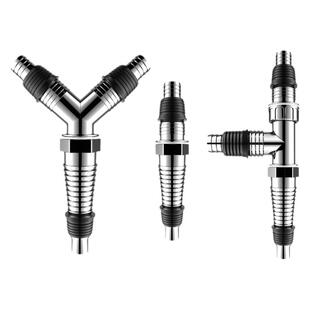 洗衣机排水管二合一TY型下水管道三头通脸盆一拖二分水流器延长管