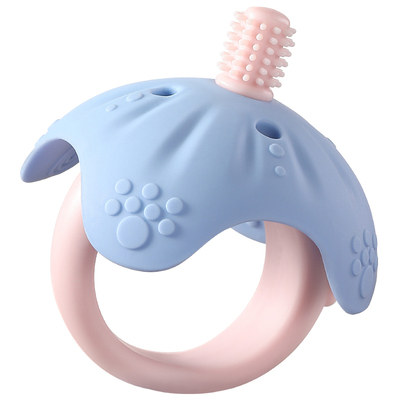 100%全硅胶婴儿牙刷牙胶护齿磨牙