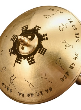 古铜色仿古天文罗盘金属摆件