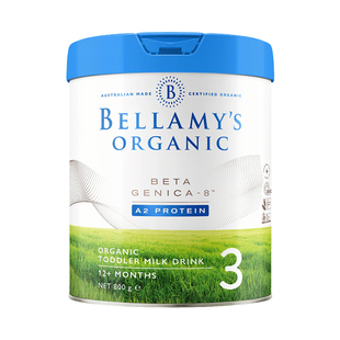 Bellamy's贝拉米白金版3段A2有机蛋白婴幼儿配方DHA奶粉800g