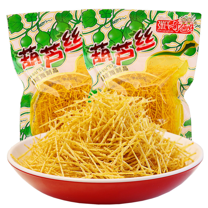 张氏哥俩好葫芦丝百味麻辣丝辣条儿时校园怀旧经典金丝条小吃零食