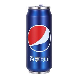 易拉罐保温杯大容量316食品级不锈钢创意可乐杯男生吸管水杯定制