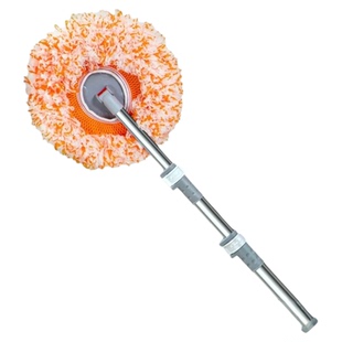 向日葵伸缩除尘拖把懒人专用太阳花擦墙天花板大扫除屋顶清洁神器