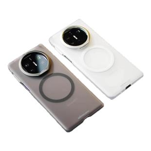 【镜头支架】适用于华为matex6手机壳新款华为matex6典藏版超薄防摔手机套X5透明华为透明磨砂折叠屏支架外壳