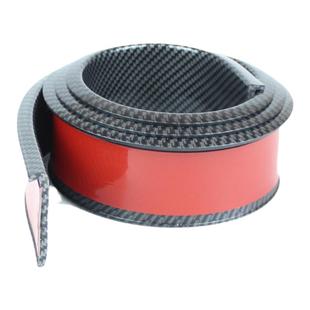 轮眉汽车防撞条装饰贴纸遮挡划痕改装宽体防刮条碳纤维通用防擦条