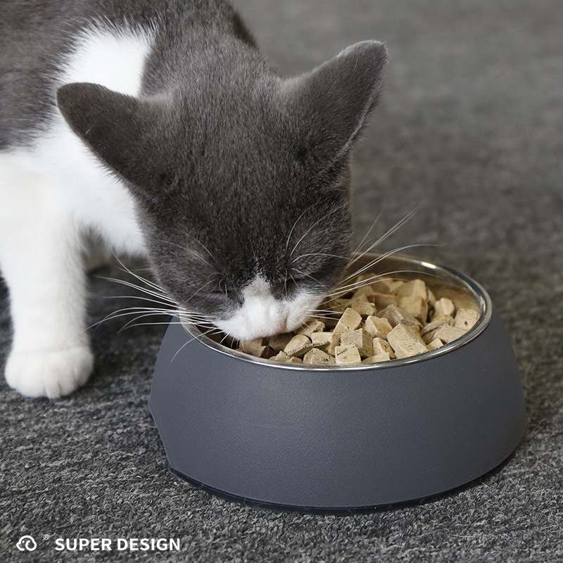 休普狗碗猫碗盆宠物用品碗狗狗饭碗宠物食盆双层盆宠物狗猫不锈钢
