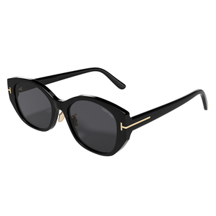 TOM FORD太阳镜 TF女士防紫外线新款猫眼复古高级感墨镜 FT1168-K