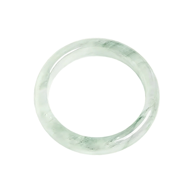 老凤祥天山翠玉手镯女款冰种飘花