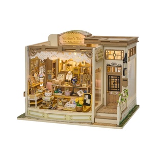 新品珍宝密语珠宝店diy小屋手工微缩场景小房子模型拼装艺术屋女