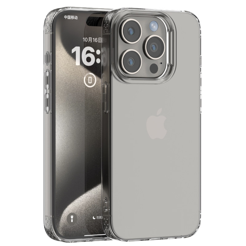 朗客适用苹果17Promax手机壳iPhone17promax保护套半透明磨砂镜头防摔超薄软壳不沾指纹防滑外壳简约款