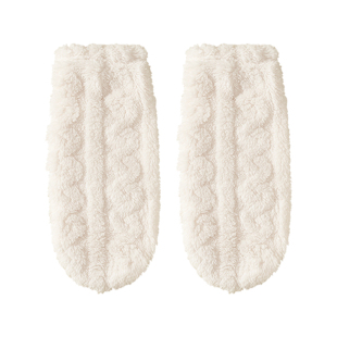 晚上睡觉穿的袜子女男秋冬珊瑚绒加厚毛绒保暖脚套袜套月子睡眠袜