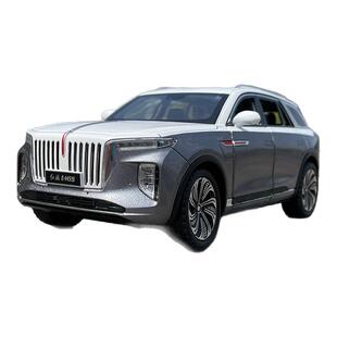 红旗EHS9越野车SUV 1:24合金仿真车模声光回力儿童玩具合金小车
