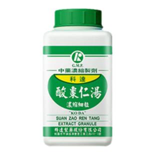 科达酸枣仁汤同仁堂中成药安神盗汗失眠多梦肝血不足虚劳