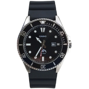 卡西欧手表男CASIO MDV-106-1A 比尔盖茨同款 剑鱼潜水夜光石英表