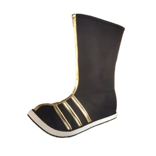 战国时期负荆请罪廉颇同款靴古典汉服靴古代大将配靴将军翘头皂靴