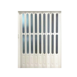 恒鑫PVC折叠门 开放式厨房移门室内隔断卫生间推拉吊轨阳台商铺门