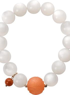 白月光手串原创设计虎眼小众礼物