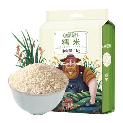 盖亚农场东北真空软糯糯米1kg