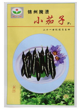锦州腌渍小茄子春秋腌制咸菜种子茄子种籽黑紫色早熟高产茄孑大全