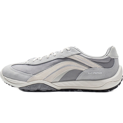 劲浪体育李宁男女鞋心流运动鞋休闲低帮复古德训鞋T头鞋AGLV096-3