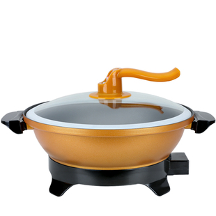 星箭多功能电热锅家用黄金元宝电炒锅火锅锅巴粥饭电煮锅真空养生