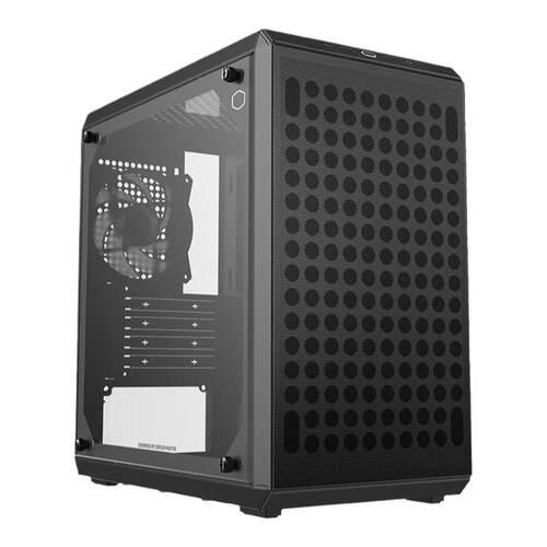 酷冷至尊 Q300L V2机箱 电脑主机台式机箱 支持MATX主板 钢玻侧板