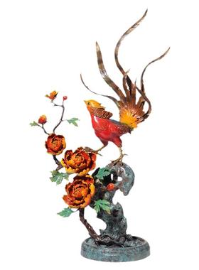 佐森富贵吉祥铜摆件新中式家居